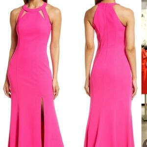 Gown. Hot pink. Size 10. Vince camuto. Only alternations is the length.